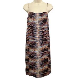 Rachel Comey Silk Slip Dress Abstract Print Size Small EUC